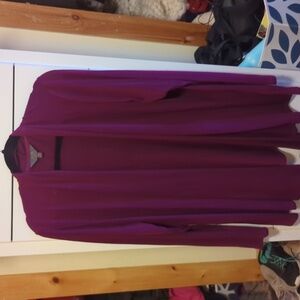 Mulberry open front cardigan